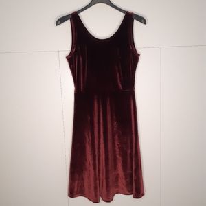 Bluenotes suede dress red size small
